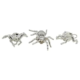 Alfred Dunhill-Dunhill 3-Piece Men's Tie Pin Set-Silvery