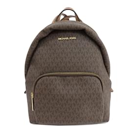Michael Kors-Michael Kors MK Signature Backpack-Brown