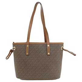 Michael Kors-Michael Kors MK Signature Tote Bag-Brown