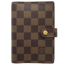 Louis Vuitton-Louis Vuitton Damier Notebook Cover R20700 Agenda PM Ebene-Damier ebene