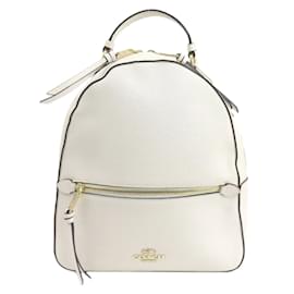 Coach-COACH 76624 Leather Backpack-White