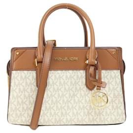 Michael Kors-Michael Kors MK Signature Handbag-White