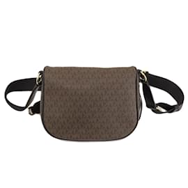 Michael Kors-Michael Kors MK Signature Body Bag-Brown