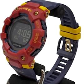 Autre Marque-Casio G-SHOCK GBD-100BAR-4JR Wristwatch-Red,Blue,Purple