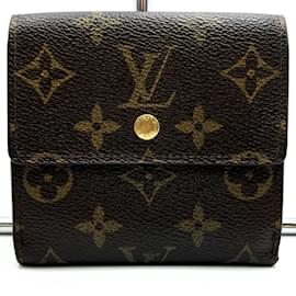 Louis Vuitton-Louis Vuitton Bi-fold Wallet in Brown Monogram Canvas-Brown