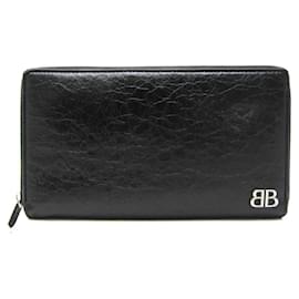 Balenciaga-Portefeuille Continental Monaco de Balenciaga-Noir