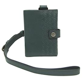 Bottega Veneta-Bottega Veneta Intrecciato Compact Planner Cover-Dark blue