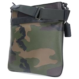 Coach-Coach Camouflage Leather Shoulder Bag-Other