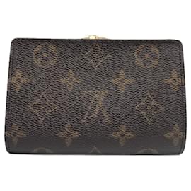 Louis Vuitton-Louis Vuitton Porte Monnaie Biennois Monogram Wallet-Brown,Monogram