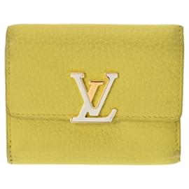 Louis Vuitton-Louis Vuitton Portefeuille Capucines XS Wallet-Golden