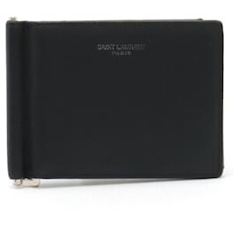 Yves Saint Laurent-Yves Saint Laurent Classic Bill Clip Wallet-Black