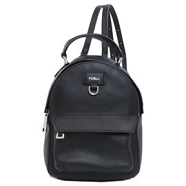 Furla Leder-Rucksack Schwarz