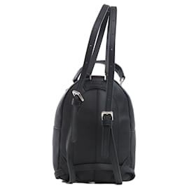Furla-Furla Leather Backpack-Black