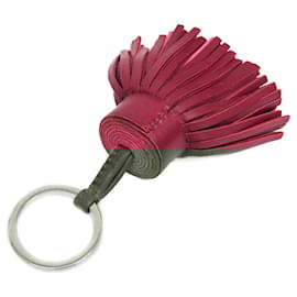 Hermès-Hermes Carmen Keyring in Pink and Wine-Pink,Dark red