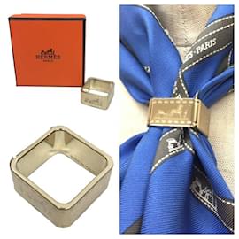 Hermès-Hermes Gold Scarf Ring-Golden