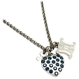 Céline-Celine Blue and Silver Necklace-Silvery,Blue
