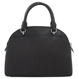 Michael Kors-Michael Kors Black PVC Handbag-Black