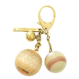 Louis Vuitton-Louis Vuitton Bijoux Sac Lan Croisette Keychain-Pink,Golden,Orange