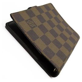 Louis Vuitton-Louis Vuitton Damier Agenda PM Diary Cover-Brown,Damier ebene