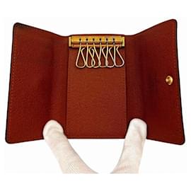 Louis Vuitton-Louis Vuitton Monogram Multicle 6 Key Case-Brown