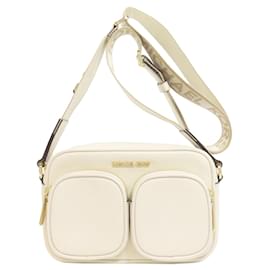 Michael Kors-Michael Kors Ivory Leather Shoulder Bag-Cream