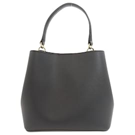 Michael Kors-Michael Kors Black Leather Handbag-Black