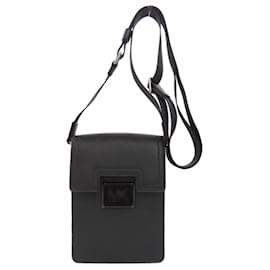 Michael Kors-Michael Kors Leather Shoulder Bag-Black