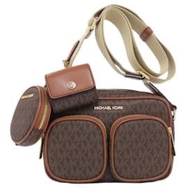 Michael Kors-Michael Kors MK Signature Shoulder Bag-Brown