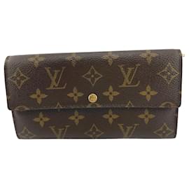 Louis Vuitton-Louis Vuitton Monogram Bill Wallet-Brown,Monogram