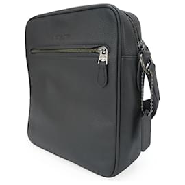 Coach-Coach Leather Shoulder Bag-Black