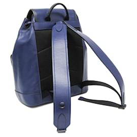Coach-Sac à dos en cuir pour homme Coach Heritage C2902-Bleu