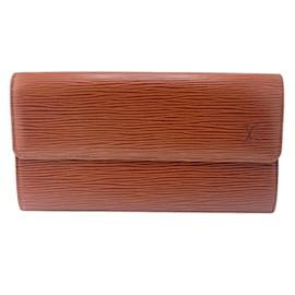 Louis Vuitton-Louis Vuitton Epi Leather Long Wallet-Brown