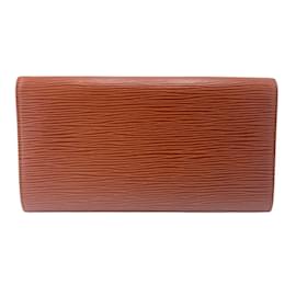 Louis Vuitton-Louis Vuitton Epi Leather Long Wallet-Brown