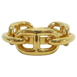 Hermès-Bague de foulard Chaine d'Ancre Hermes en or-Doré