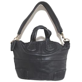 Givenchy-Givenchy Nightingale Leather Handbag-Black