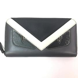 Fendi-Fendi Bugs Eye Round Zip Wallet-Other