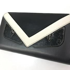 Fendi-Portefeuille rond zippé Fendi Bugs Eye-Autre