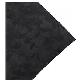 Louis Vuitton-Louis Vuitton Chief Silk Handkerchief-Black