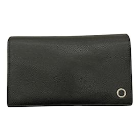Bulgari-Bvlgari Bi-fold Long Wallet-Black