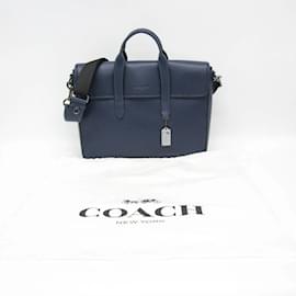 Coach-Portfolio C9875 en cuir pour homme de Coach Sullivan-Bleu Marine