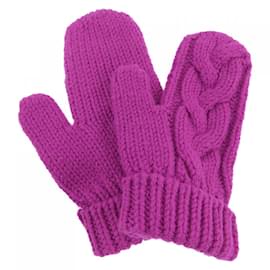 Louis Vuitton-Louis Vuitton Pink Mittens-Pink