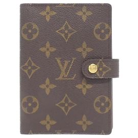 Louis Vuitton Monogram Agenda PM R20005 Organizer Brown