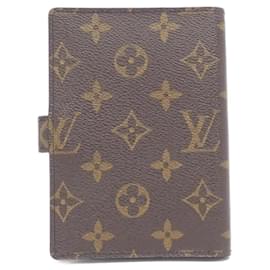 Louis Vuitton-Louis Vuitton Monogram Agenda PM R20005 Organizer-Brown