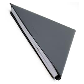 Bottega Veneta-Bottega Veneta Triangle Leather Notebook-Brown