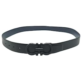 Salvatore Ferragamo-Salvatore Ferragamo Gancini Belt-Black