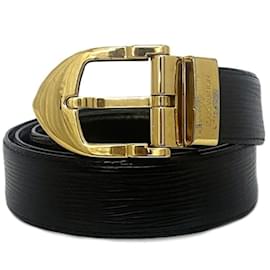 Louis Vuitton-Louis Vuitton Epi Leather Belt-Black