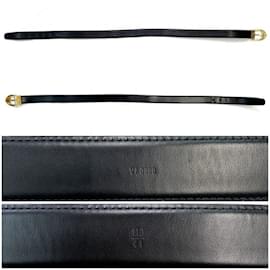 Louis Vuitton-Louis Vuitton Epi Leather Belt-Black