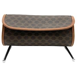 Céline-Celine Macadam Pattern Horizontal Pouch-Brown