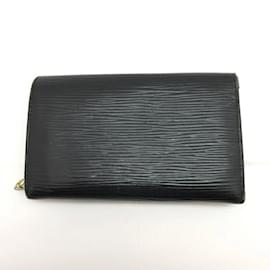 Louis Vuitton-Louis Vuitton Portemonnay Biet Tresor Wallet-Black