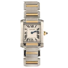 Cartier-Cartier Tank Francaise SM Combi W51007Q4 Wristwatch-Other